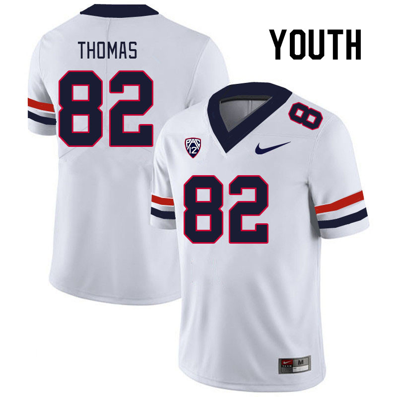 Youth #82 Dorian Thomas Arizona Wildcats College Football Jerseys Stitched Sale-White - Click Image to Close